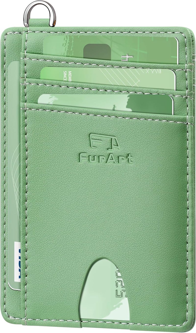 FurArt Slim Minimalist Wallet, Front Pocket Wallets, RFID Blocking, Credit Card Holder for Men - Image 1